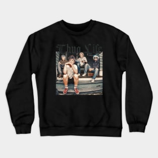 GOLDEN GIRLS THUG LIFE BLACK Crewneck Sweatshirt